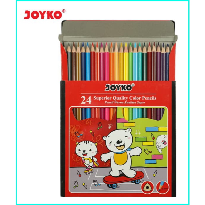 

(1 SET) Pensil Warna Joyko 24 Warna Panjang CP-24PB