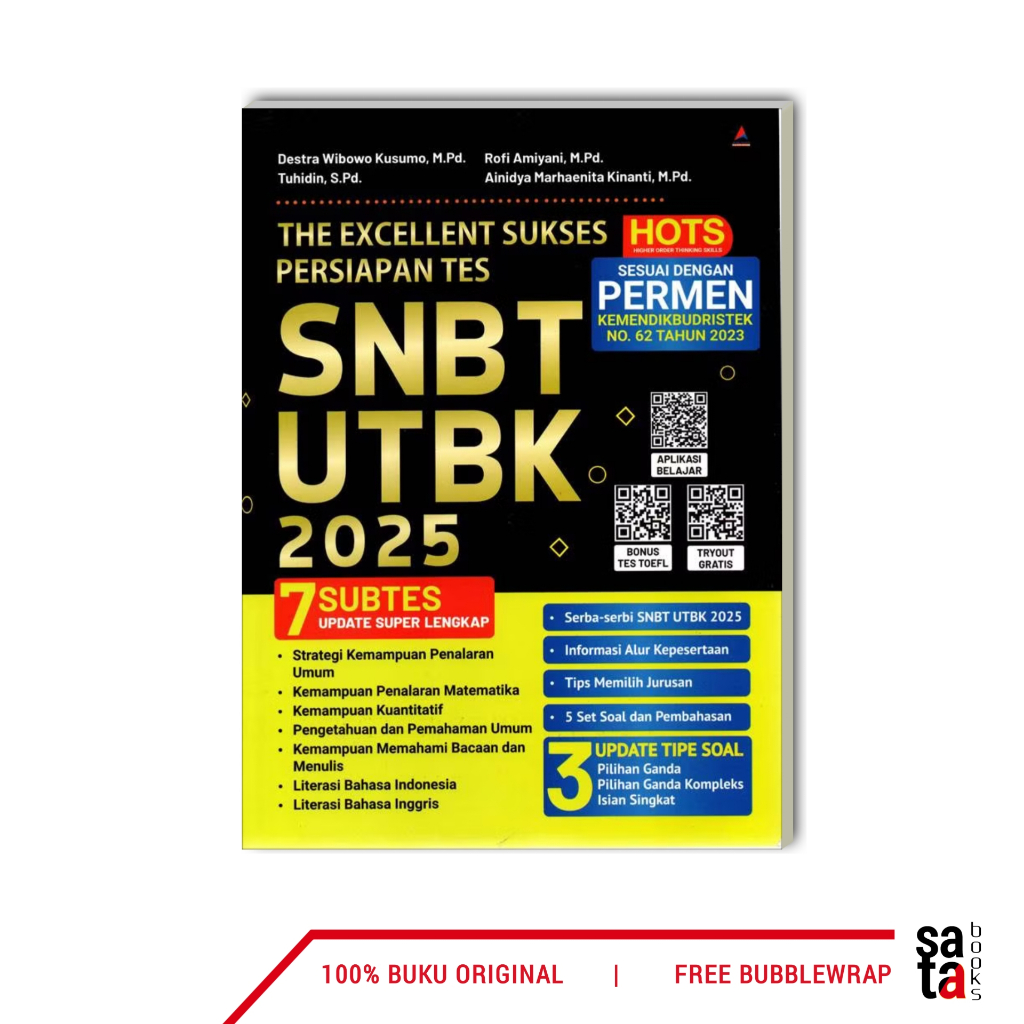 

Satabooks - THE EXCELLENT SUKSES PERSIAPAN TES SNBT UTBK 2025