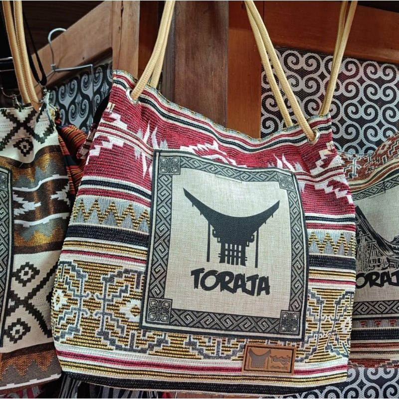 Tas Tote Jumbo Motif Toraja Tas Minggat Tas Toraja