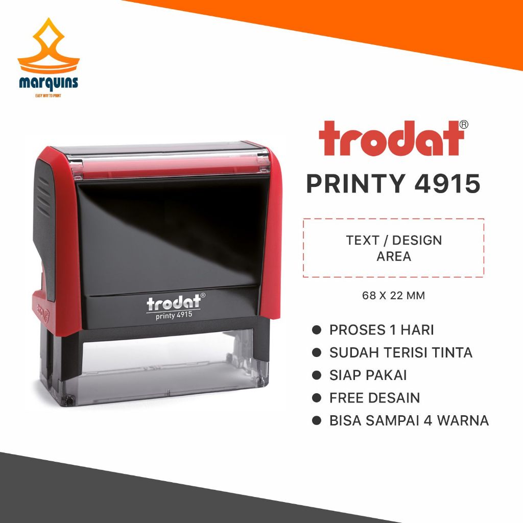 

Stempel Otomatis Trodat 4915 | Stempel Nama/Alamat | Stempel Cocok Untuk Usaha | Kualitas Premium