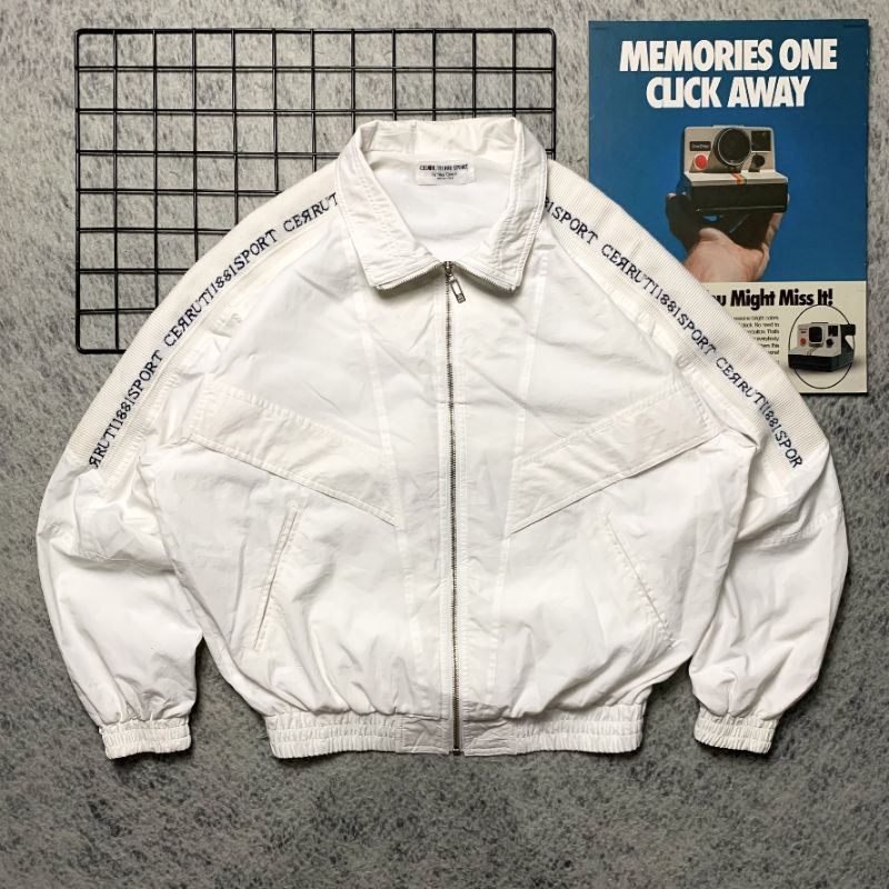 JAKET VINTAGE CERRUTI SECOND ORIGINAL, BOMBER HARRINGTON.