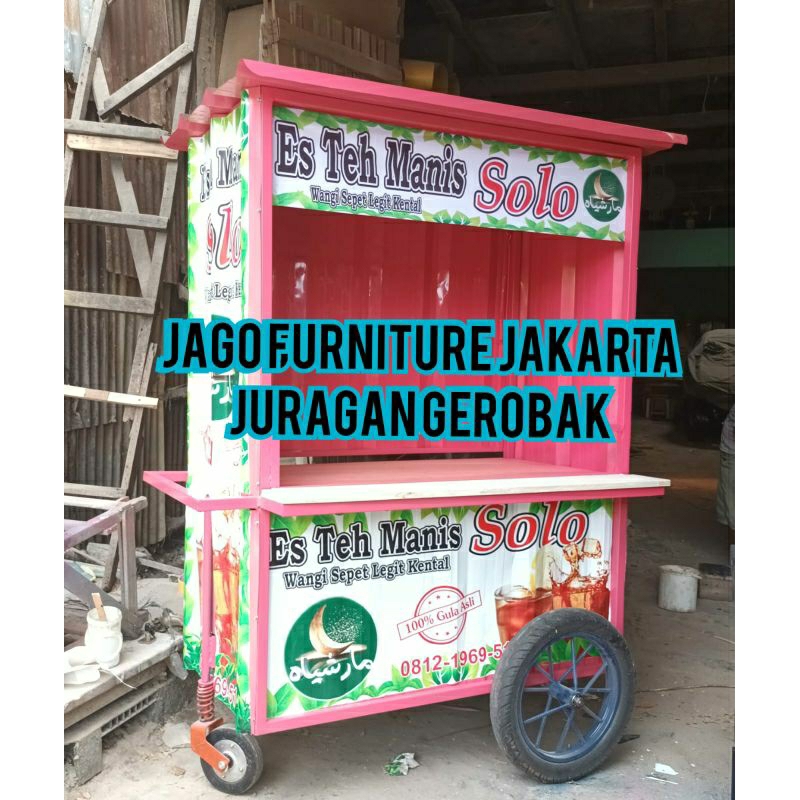 gerobak es teh solo viral