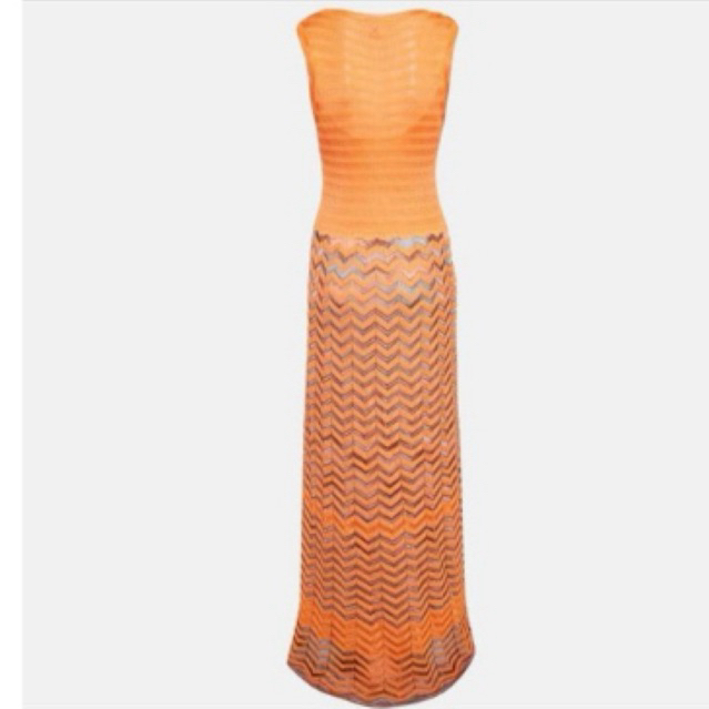 missoni* maxi glitter dress knit