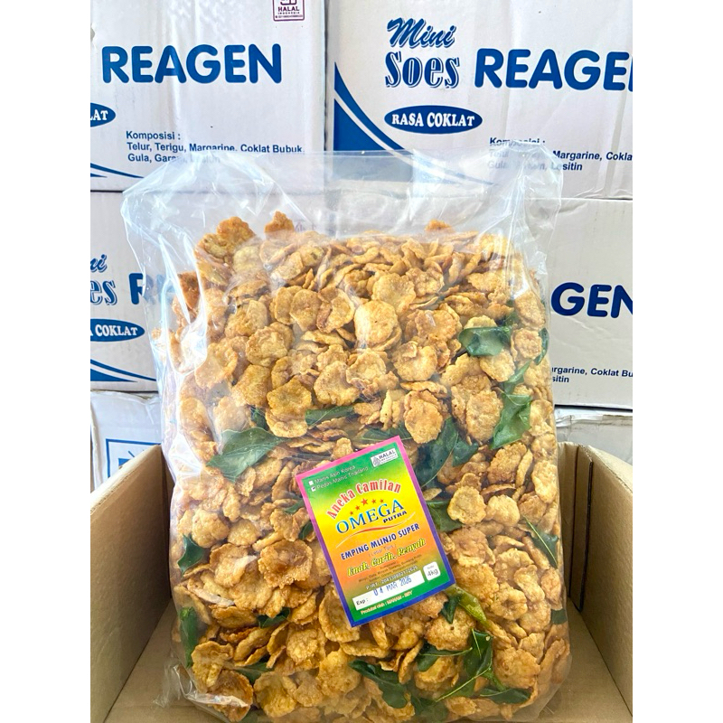 

emping belinju atau melinju pedas manis 250gr 500gr 1 kg