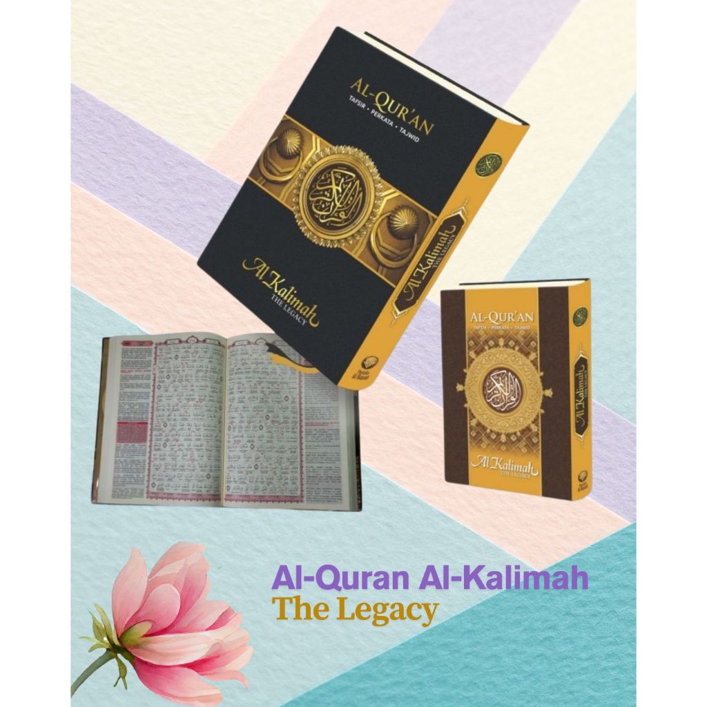 Al Quran Terjemah Perkata Ukuran besar (A4) Al Kalimah The Legacy