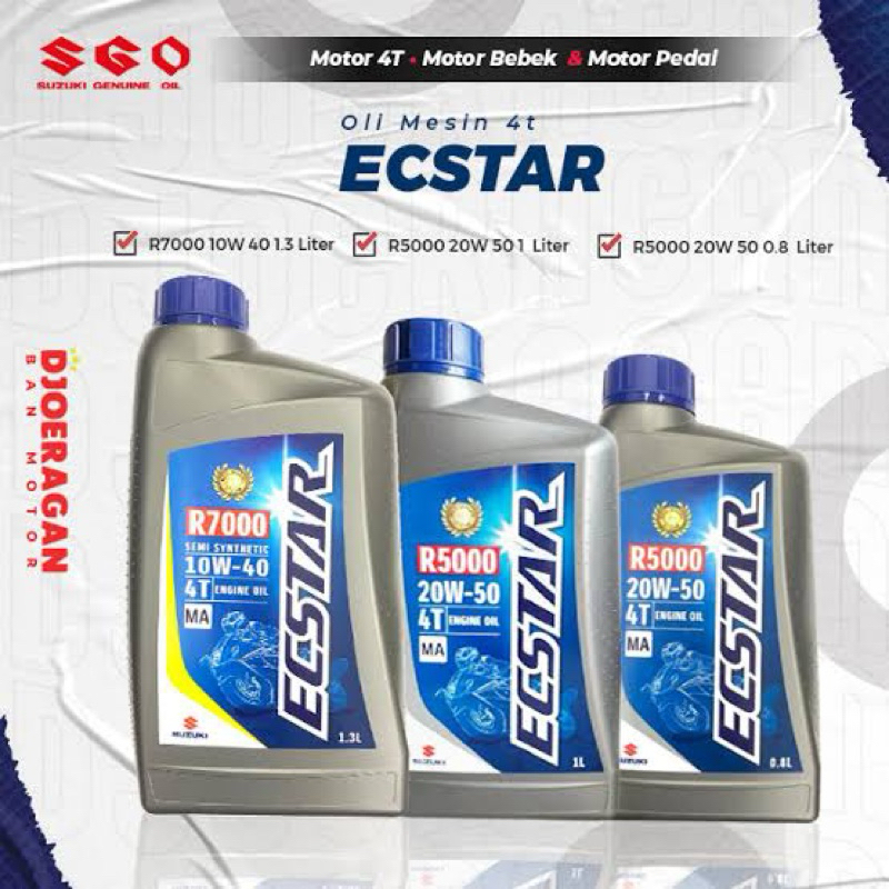 OLI SUZUKI ECSTAR 800 ML DAN 1L ORIGINAL