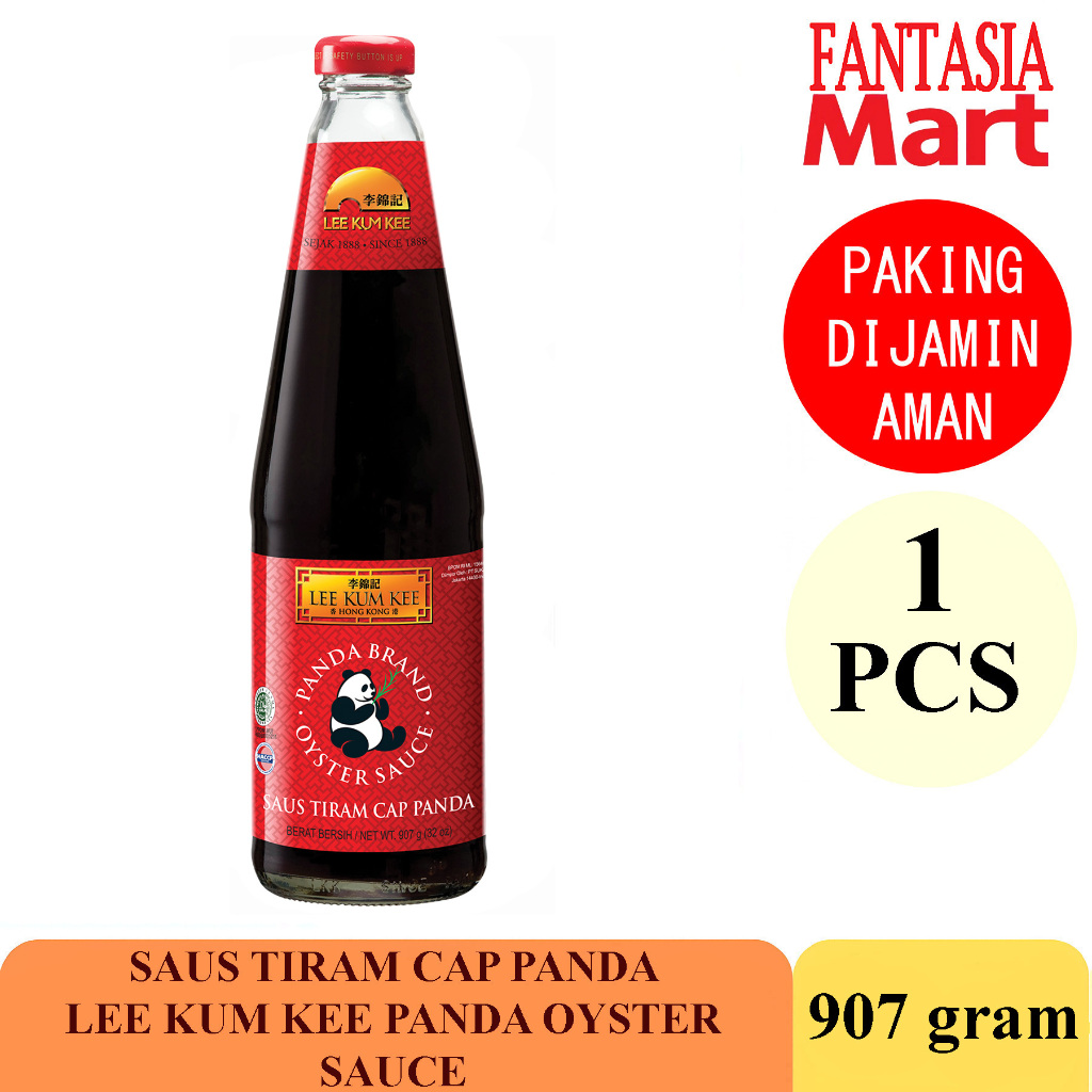 

LEE KUM KEE SAOS TIRAM CAP PANDA OYSTER SAUCE 907 GRAM FANTASIA DENGAN PAKING AMAN