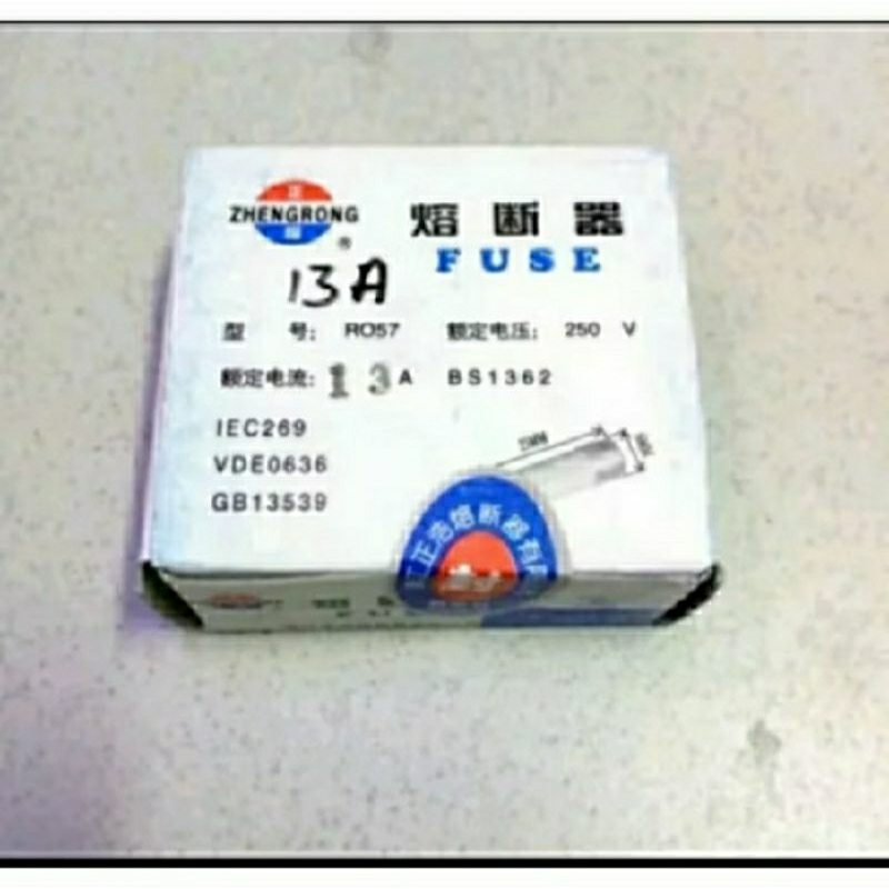 FUSE AC CRAMIK / KRAMIK 6X25MM 5A 10A 13A 15A 16A 20A 25A 1DUS ISI 100PCS