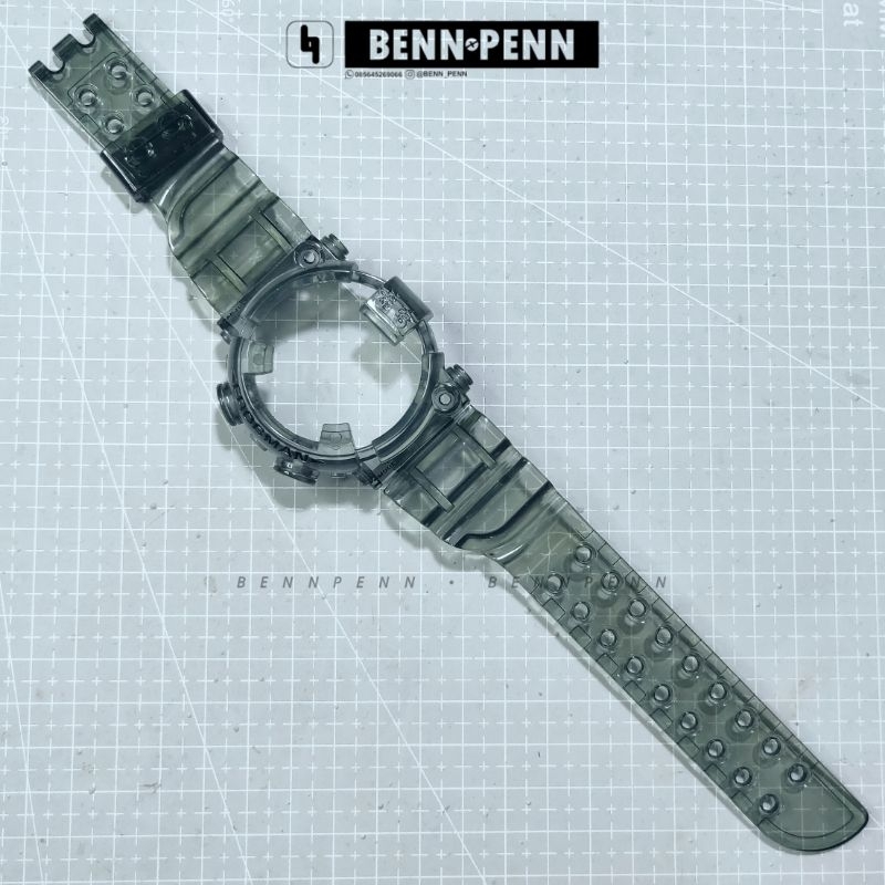 BEZEL STRAP DW 8200 FROGMAN SMOKEY