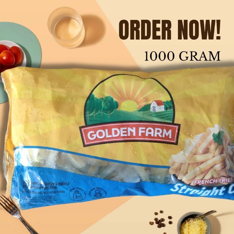 

GOLDEN FARM FRIENCH FRIES STRAIGH CUT 1KG