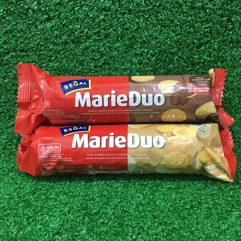 

Regal Marie Duo Biscuit With Cream Biskuit Dengan Krim 100gr Lokal HALAL