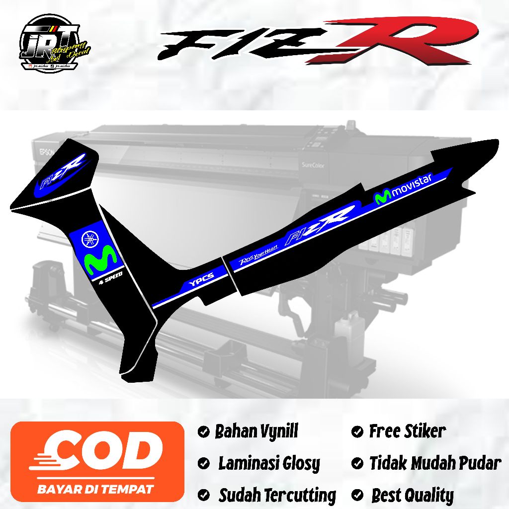 Sticker Striping FIZ R - Sticker Striping Variasi Motor FIZ R