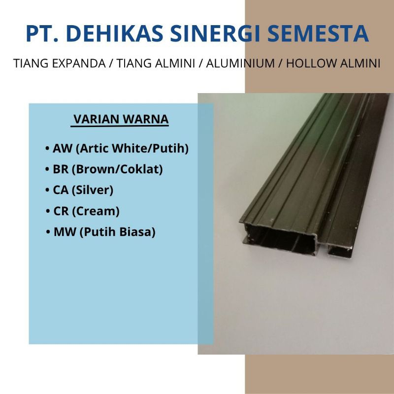 Tiang Expanda / Tiang Aluminium / Hollow Aluminium