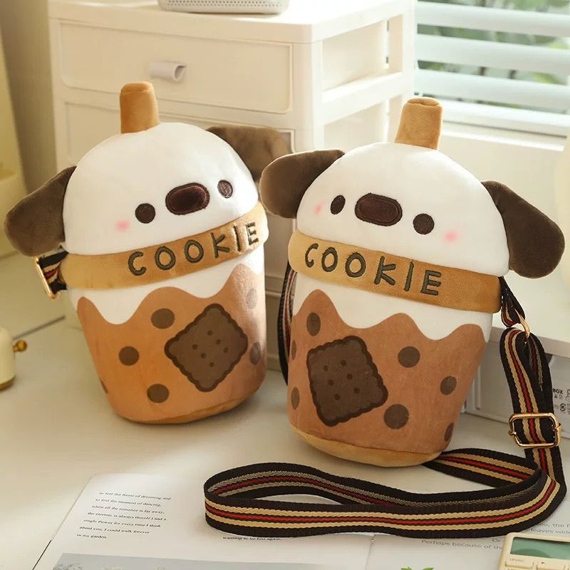 Tas Anak Kekinian Tas Boneka Tas Boba 2in1 Tas Boneka Anjing Lucu Boneka Anjing Imut Boneka Anak Tas