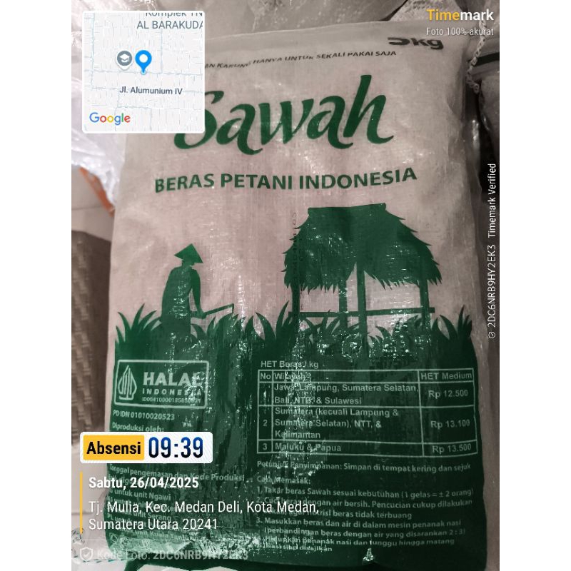 

Beras Putih, Beras Enak, Beras Pulen Cap Sawah 5kg