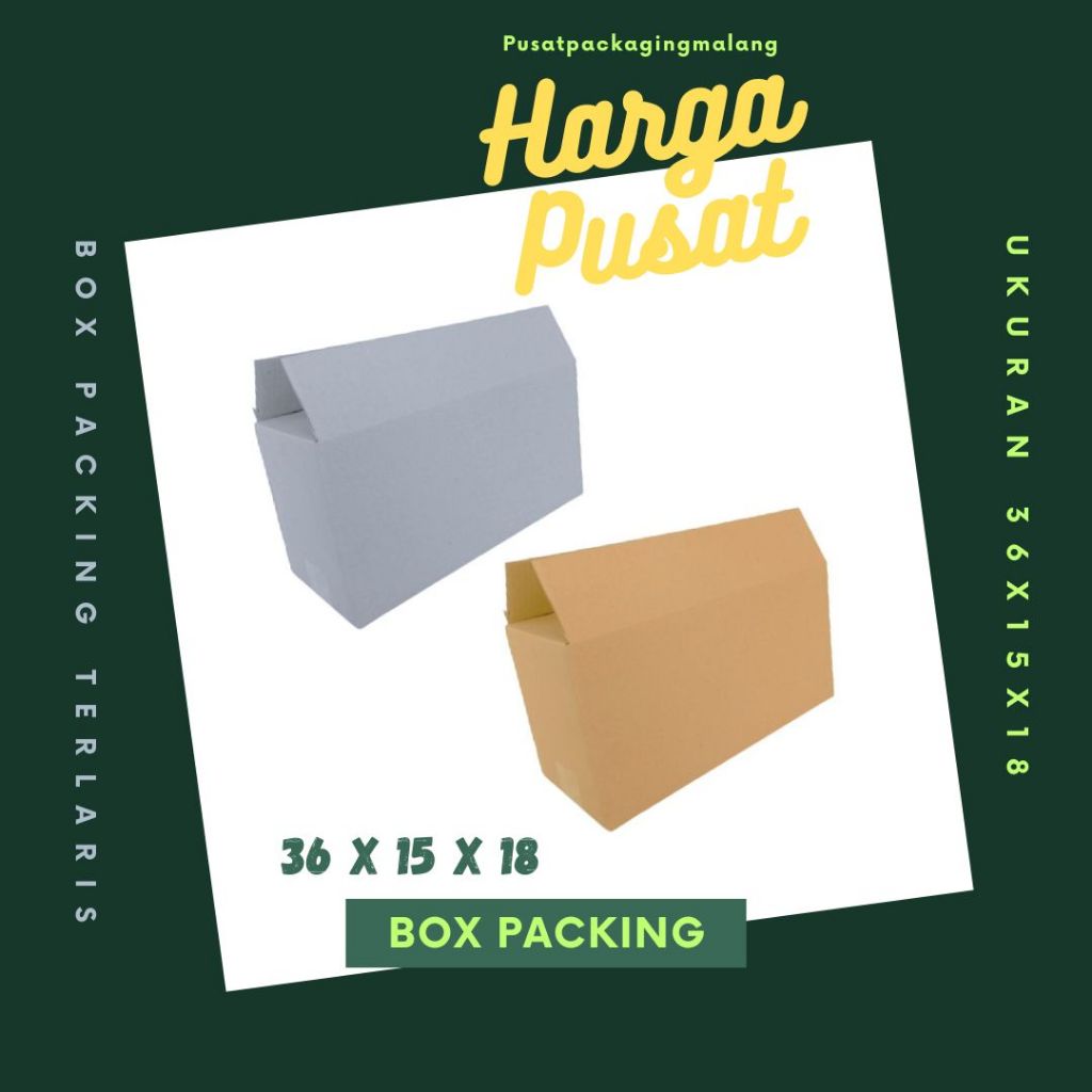 

Box Packing 36x15x18 Kardus A1 Karton Dus Kotak Kemasan Sparepart Jamu Madu Assesoris