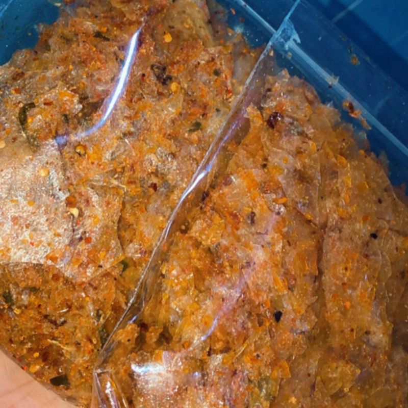 

Kripca Keripik kaca pedas daun jeruk kemasan pouch