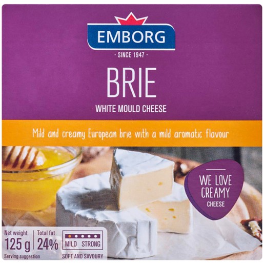 

Brie Cheese Emborg / Keju Brie Emborg - 125 Gram