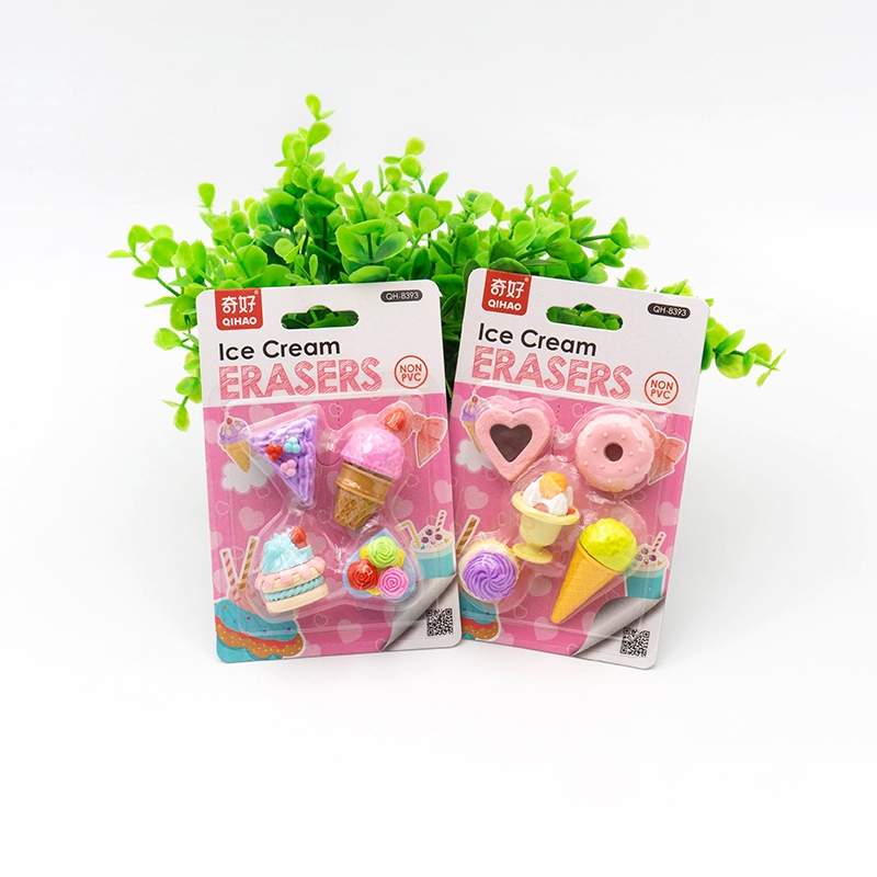 

8393 Penghapus set karakter lucu ice cream dessert gift anak perempuan - Stationery