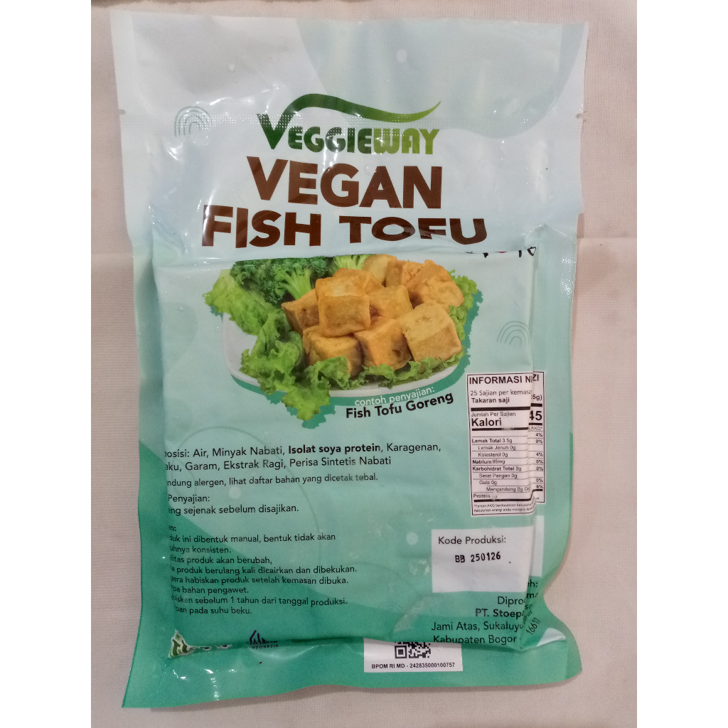 

Veggieway Vegan Fish Tofu Tahu Seafood Vegan Yi Tou Fu