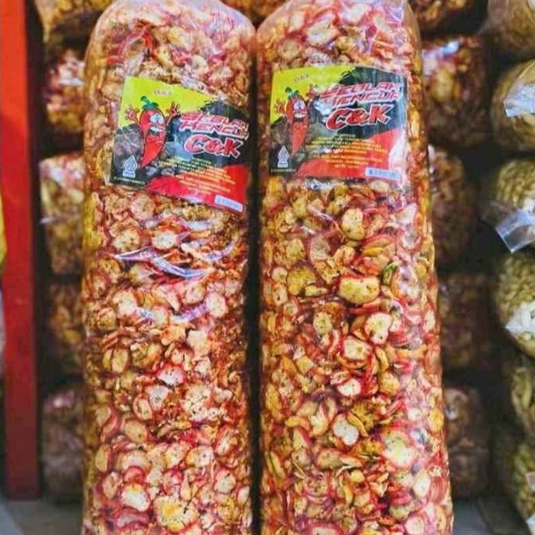 

Kerupuk Seblak Kencur - Kerupuk Seblak Kering / Mamita Snack