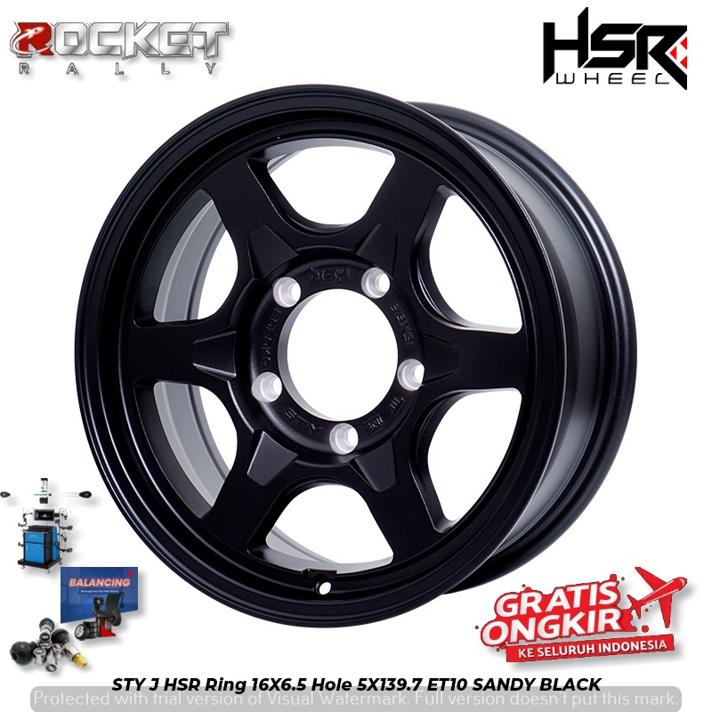 Jual Velg Mobil Ofroad Ring 16 HSR STY Baut 5X139,7 Pnp Mobil Feroza Taft Escudo Katana Jimny