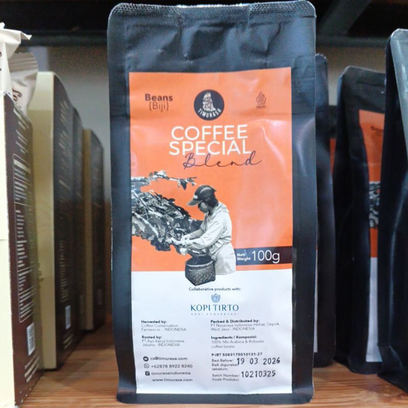 

Timurasa Special Blend Kopi Biji / Special Blend Coffee Bean 100 gr