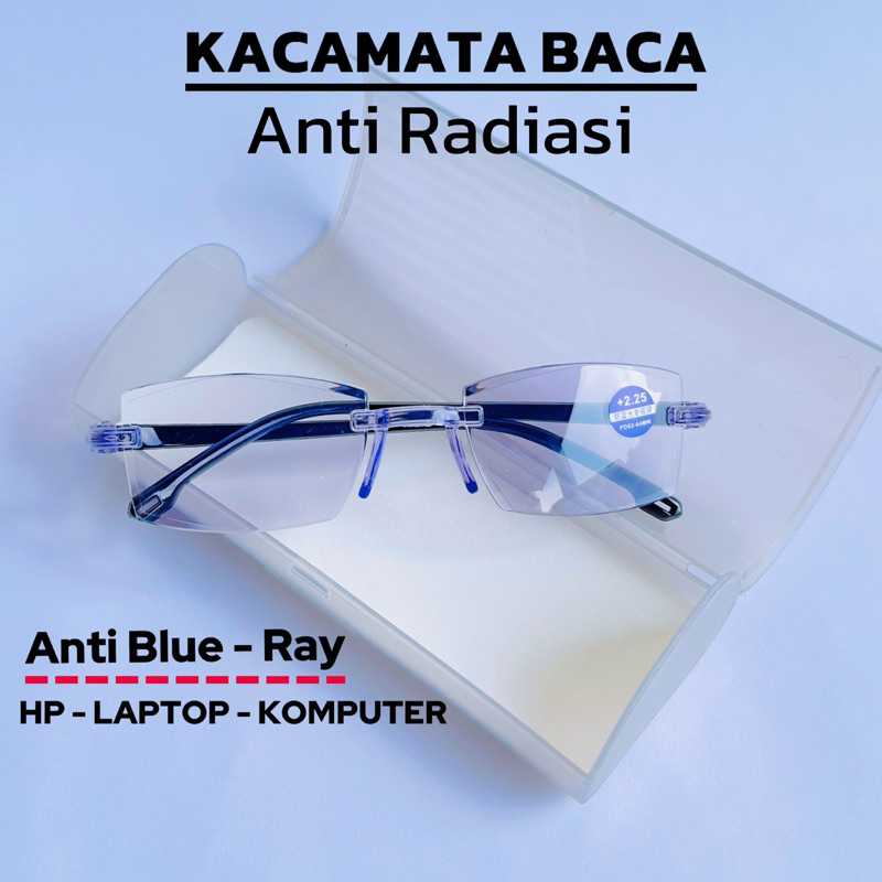 Kacamata Baca Plus Anti Radiasi