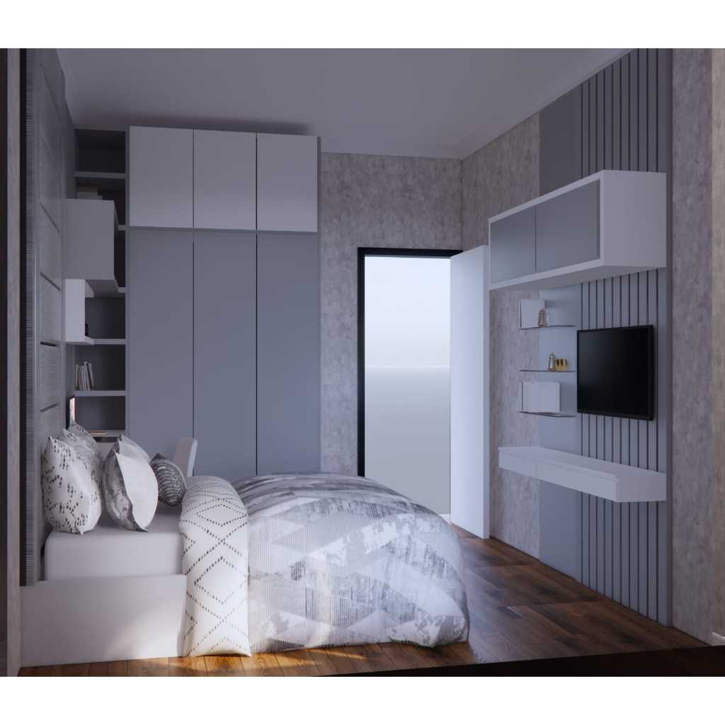 Desain interior set kamar anak