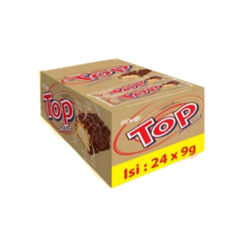 

1 BOX DELFI CHOCOLATE WAFER (ISI 24 PCS)