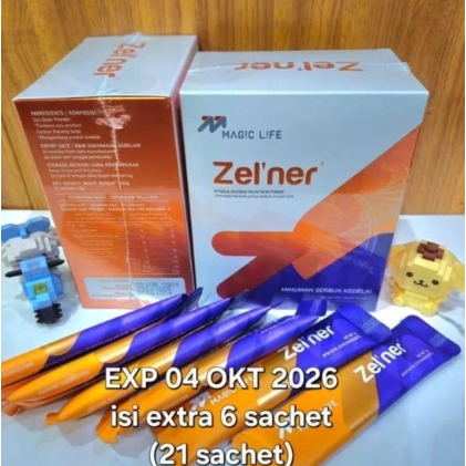 1 Box Magiclife Zelner Original Kemasan Baru isi 21 Sachet KEMASAN BARU