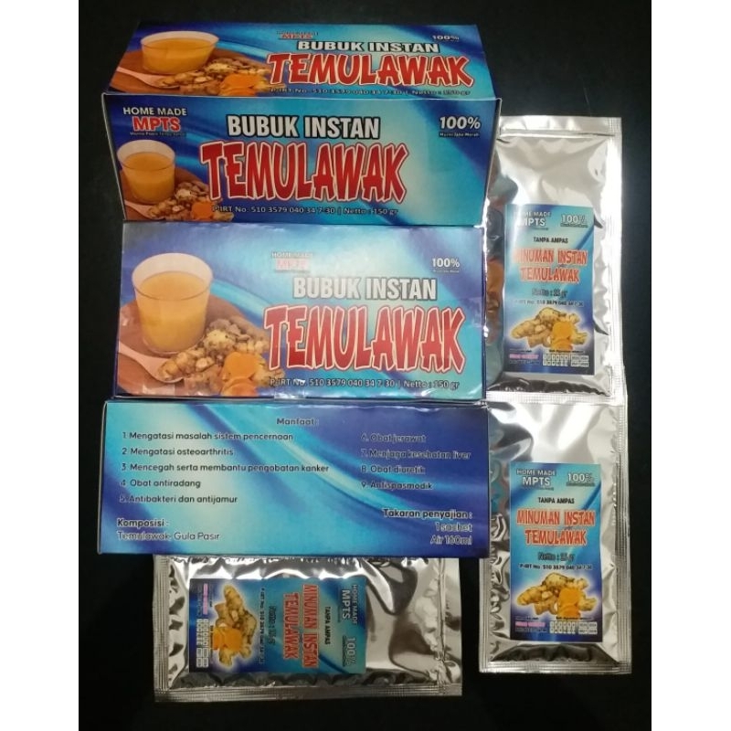 

Minuman Bubuk Instant Temulawak (tanpa ampas) 100% Homemade