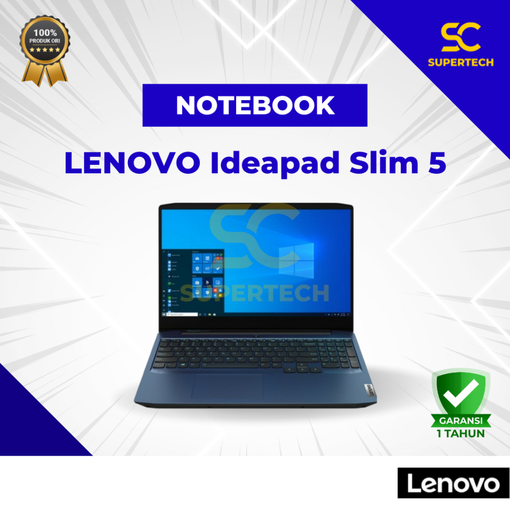 Notebook Lenovo Ideapad Slim 5 i5-1135G7 16GB 512SSD W10 14" DISTRI
