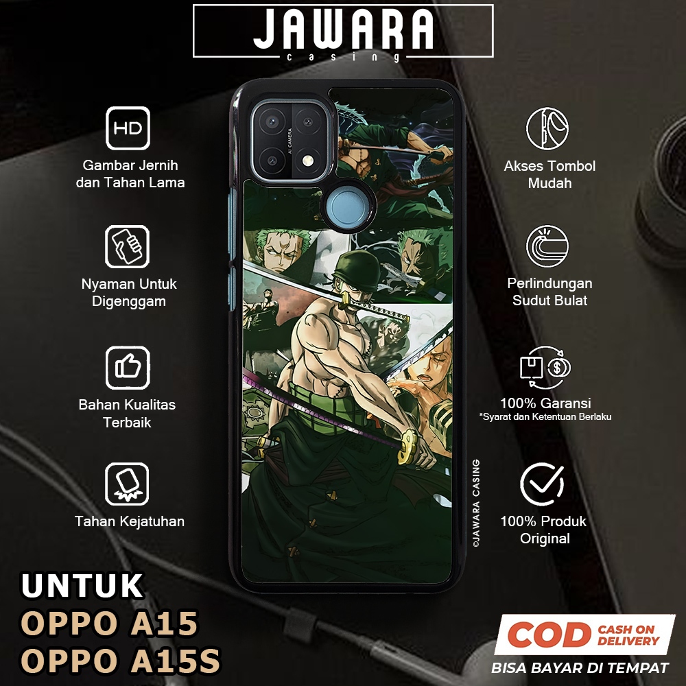 Case Oppo A15 A15S Casing Oppo A15 A15S [ZORO] Premium Case Glossy Case Hp Oppo Jawara Casing Hp Opp
