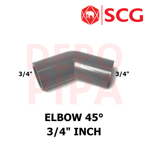 ELBOW 45° / KENI PVC 3/4" INCH AW  - SCG