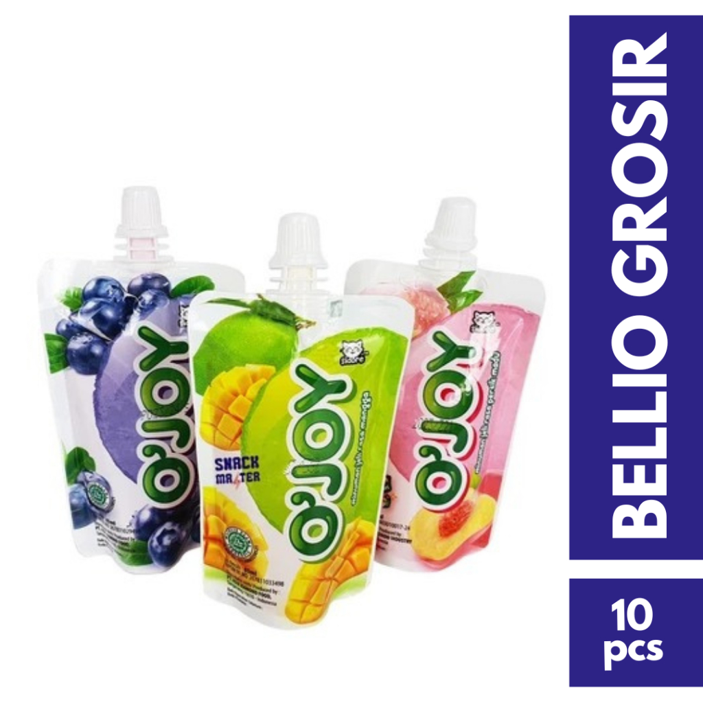 

10 PCS O’JOY Minuman Jelly 85ml Rasa Buah Rendah Kalori
