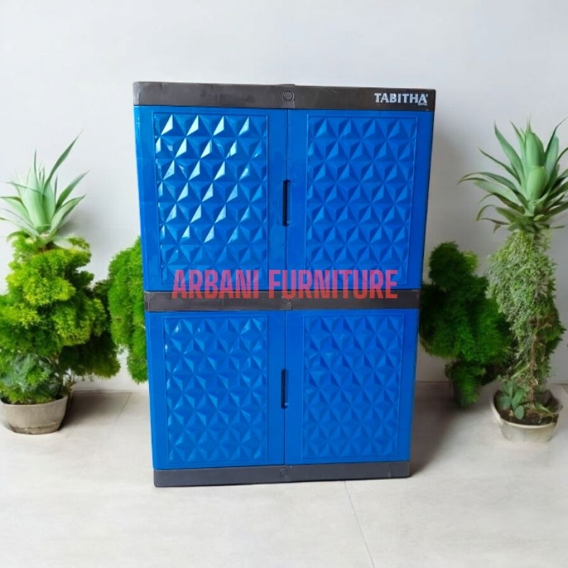 Lemari plastik tabitha 2 susun / 3 susun