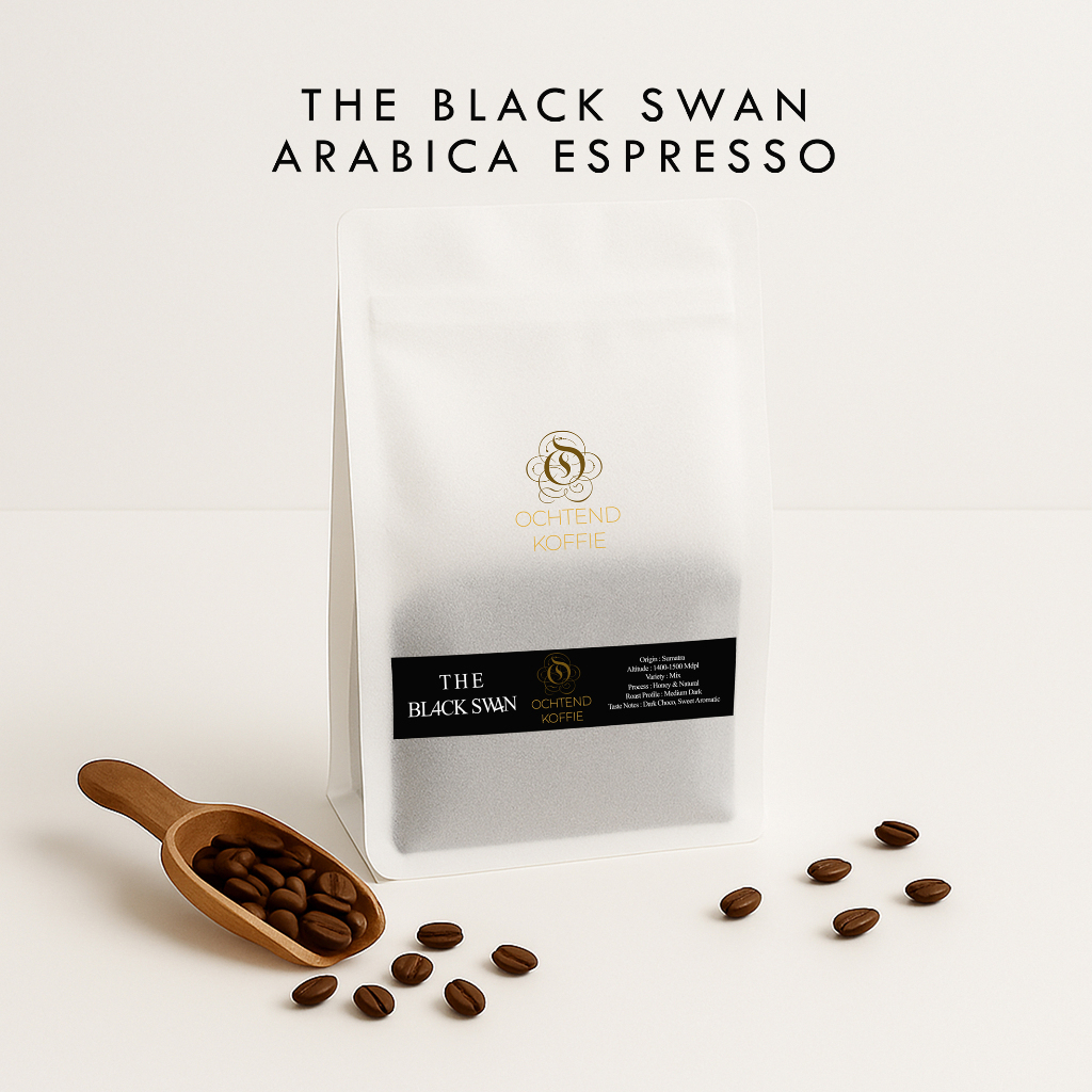 

Ochtend Koffie The Black Swan Kopi Arabica Espresso 200 gram
