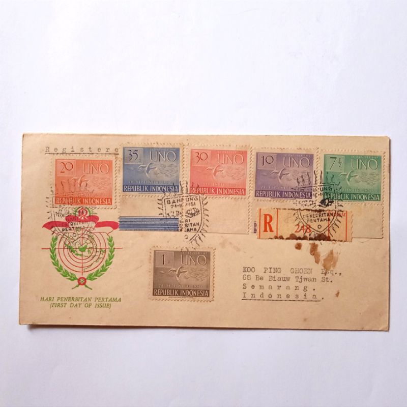 

Antik Sampul Hari Pertama Perangko Hari Penerbitan Pertama Langka