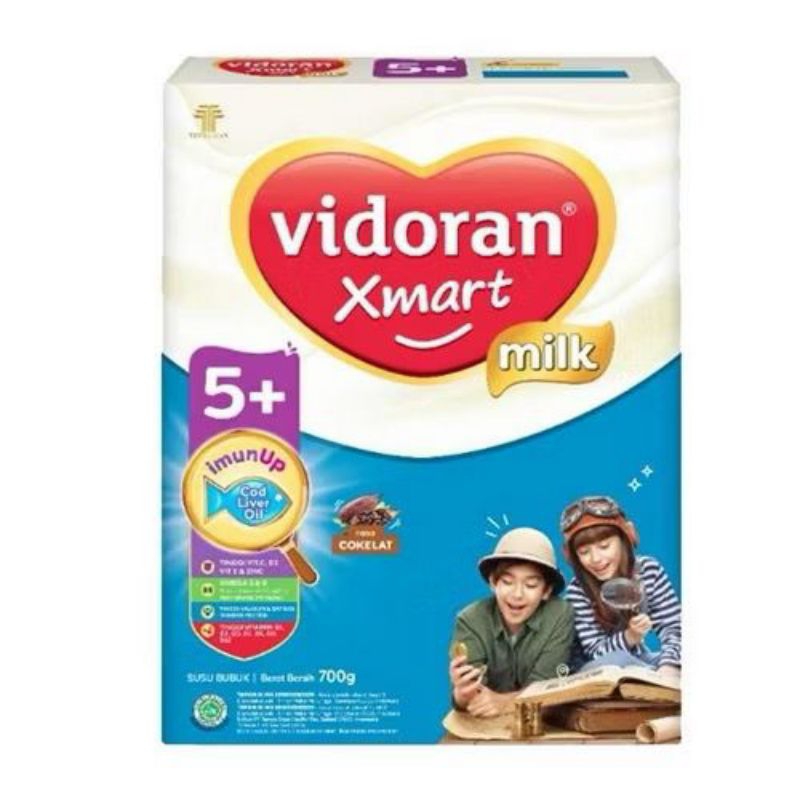 

Vidoran Xmart 5+ Imun Up Susu Formula Coklat [700 g] - Exp : 05.2026