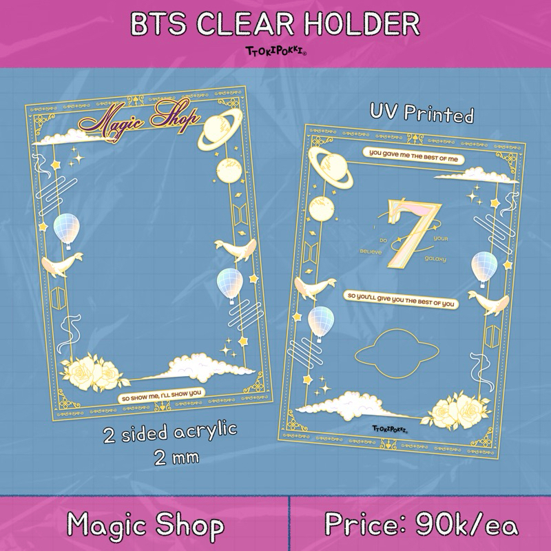[ttokipokki] BTS Magic Shop Cardholder