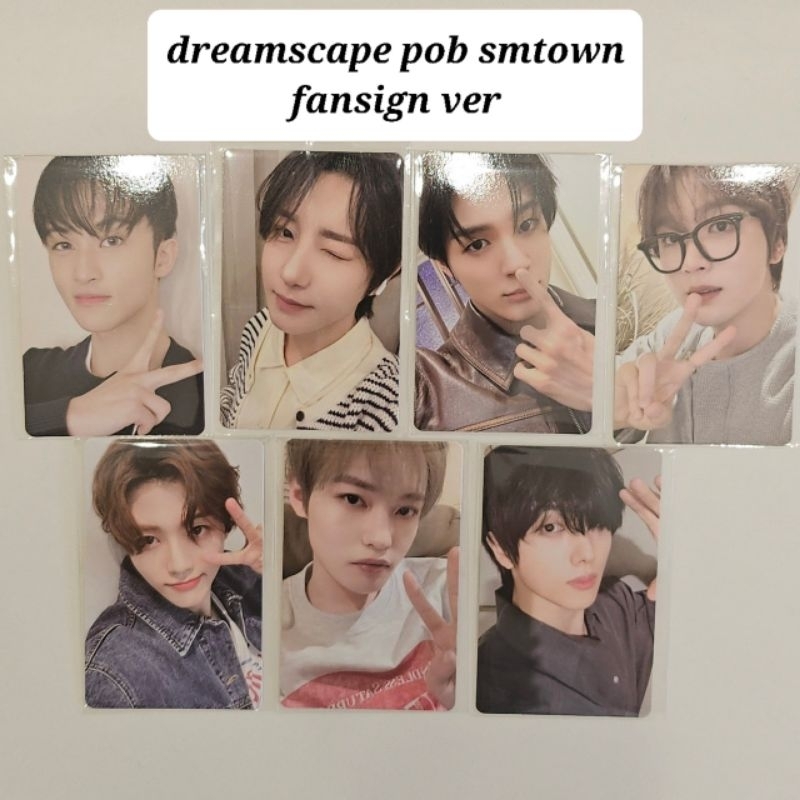 NCT DREAM POB SMTOWN DREAMSCAPE FANSIGN