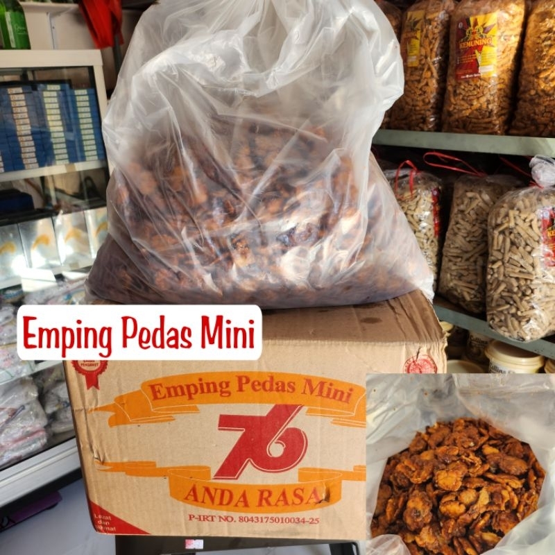 

emping pedas manis 500g & 1kg