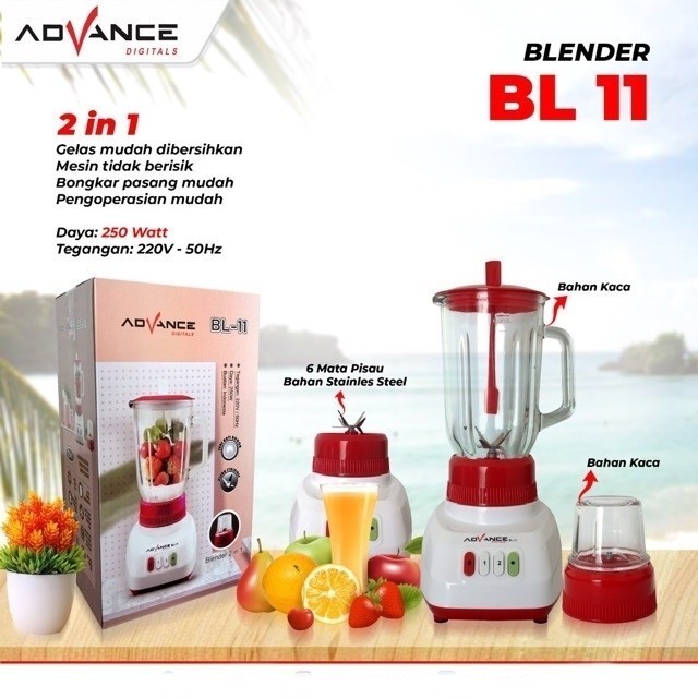 ADVANCE Blender Kaca Multifungsi Advance BL11 / Blender Advance BL 11
