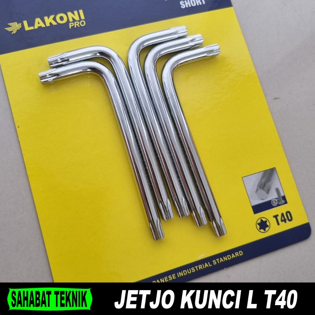 Kunci L Bintang T40 Buka Baut Kaliper Motor Beat Vario Cbr Megapro LAKONI ( Honda )