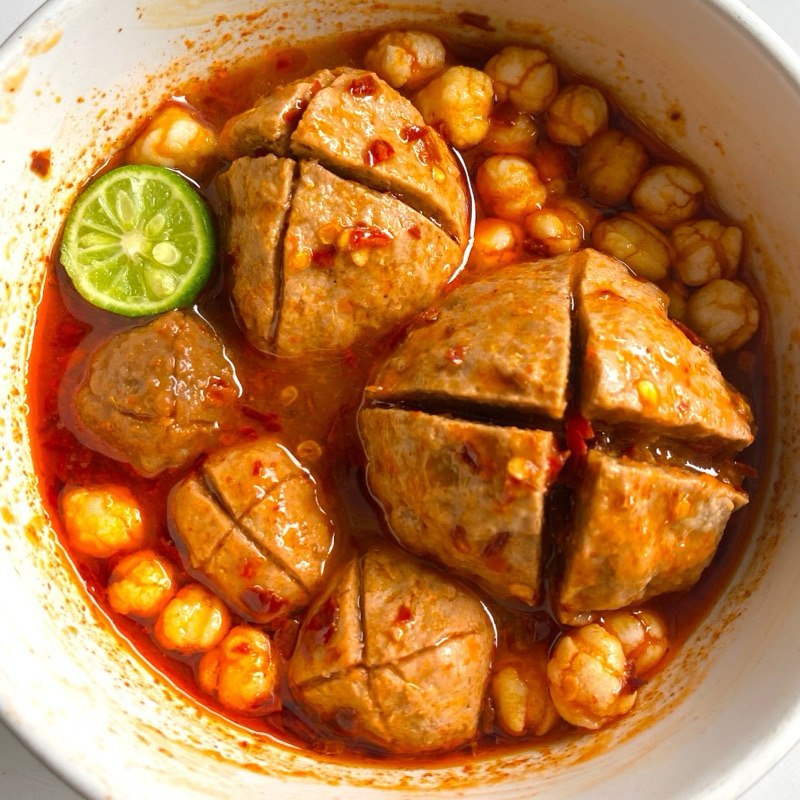 

baso ikan bumbu komplit/baso ikan tuna