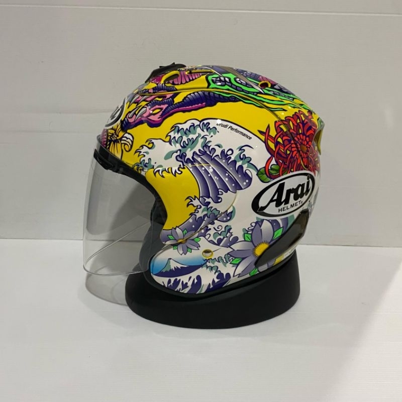 HELM KING COPY ARAI ORIENTAL YELLOW