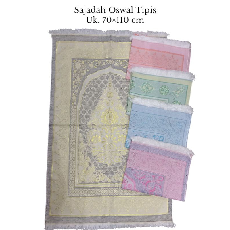 SAJADAH | OSWAL TIPIS KODIAN | HARGA GROSIR MURAH 20 PcS