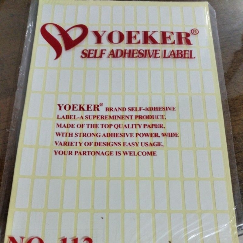 

Kertas tempel stiker no 112