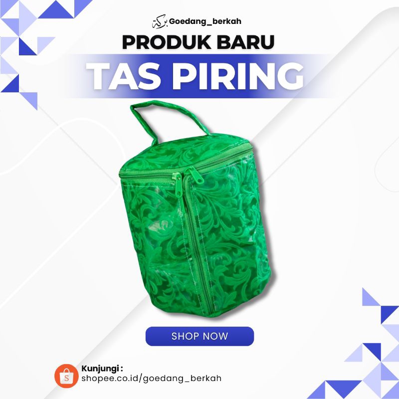Bisa Cod/ Tas penyimpanan piring diameter 28cm muat 2 lusin/ bahan tebal , lapis busa , anti air